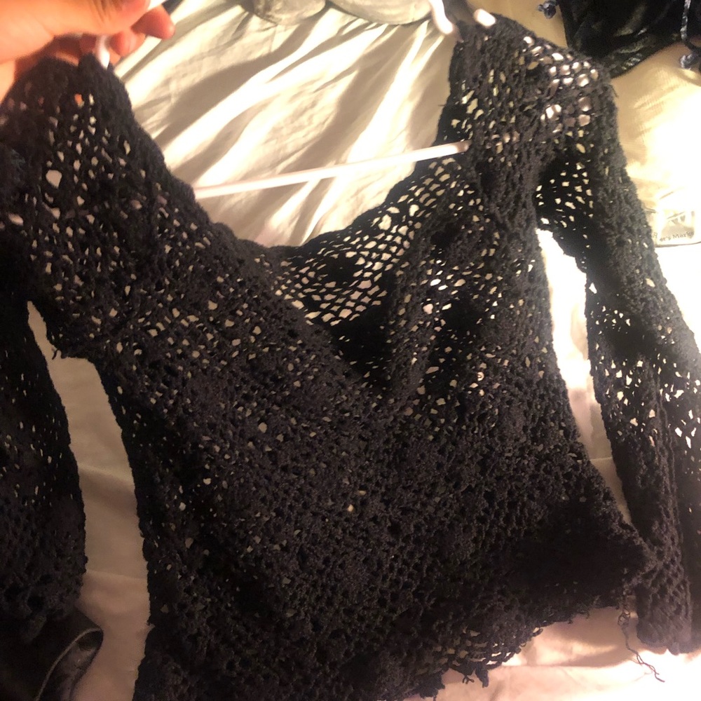 see through top mesh